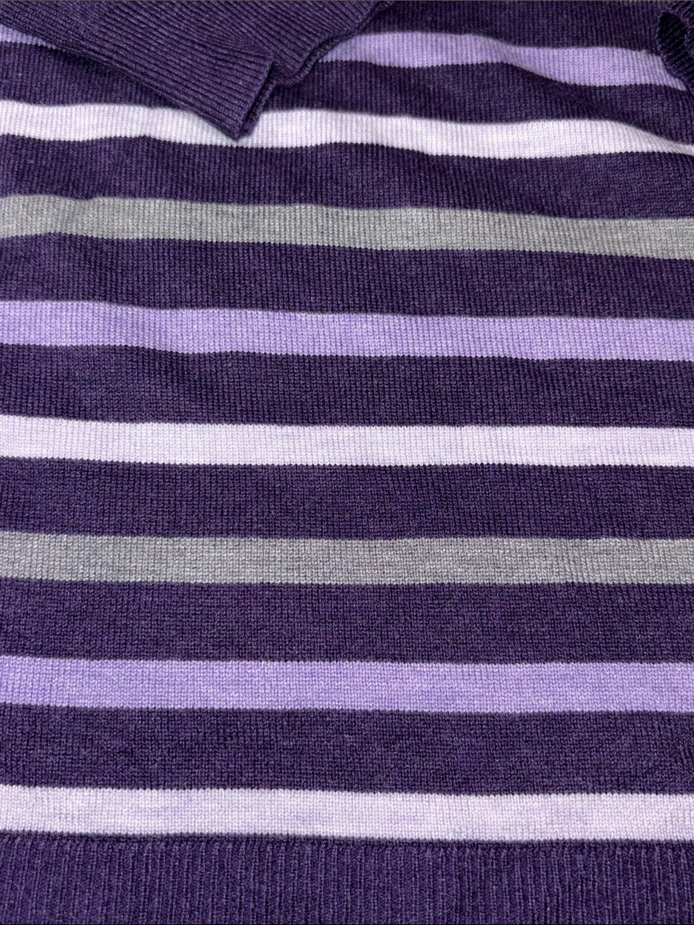 LANE BRYANT purple knit pullover sweater - Picture 2 of 8